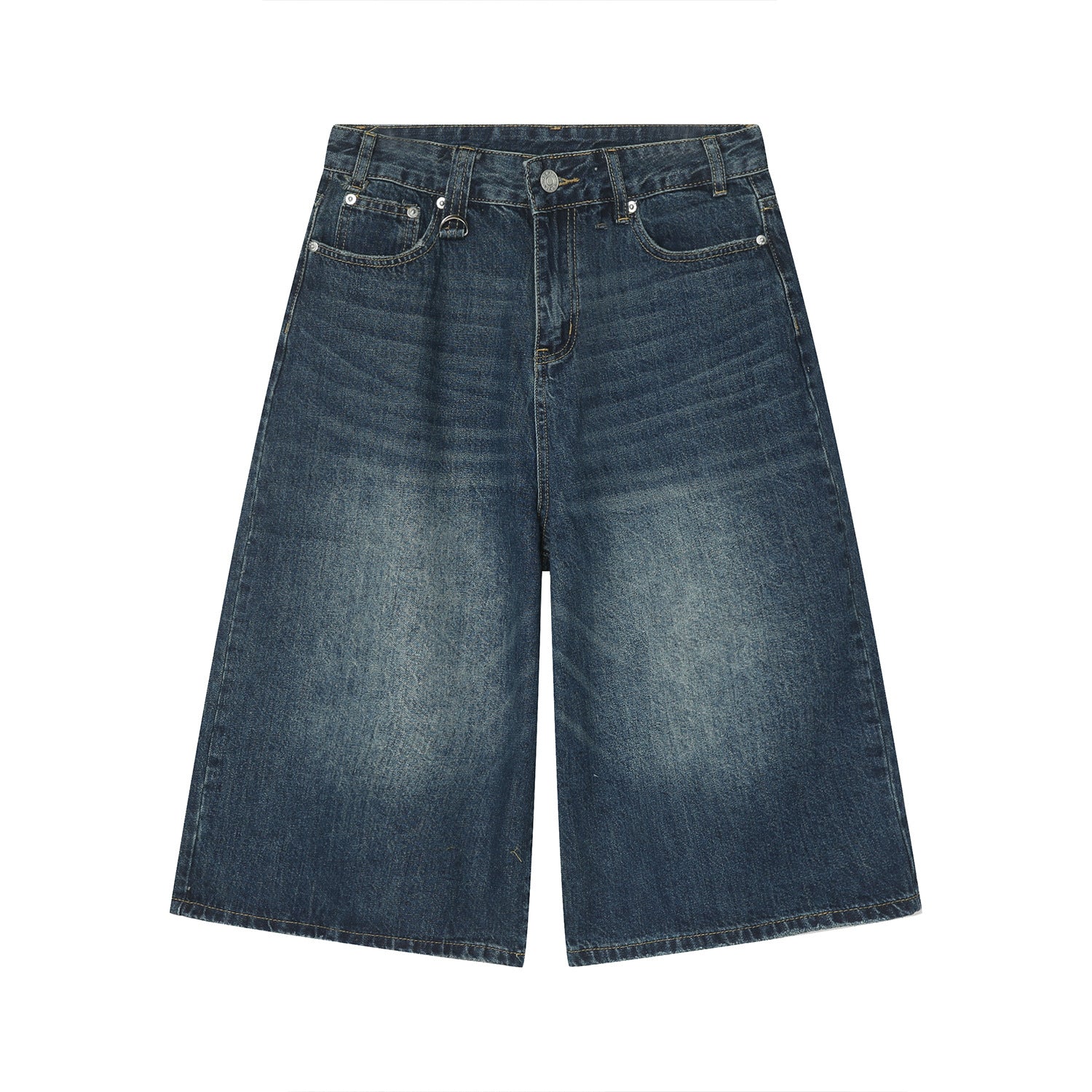 Horn Denim Cropped Pants Men