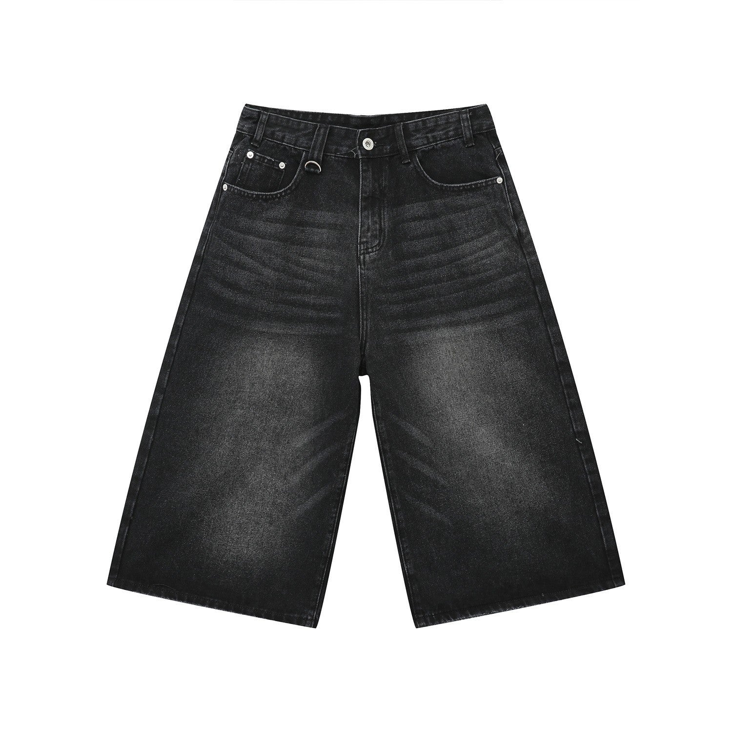 Horn Denim Cropped Pants Men