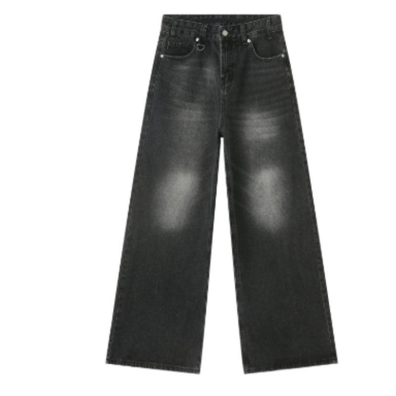 Horn Denim Cropped Pants Men