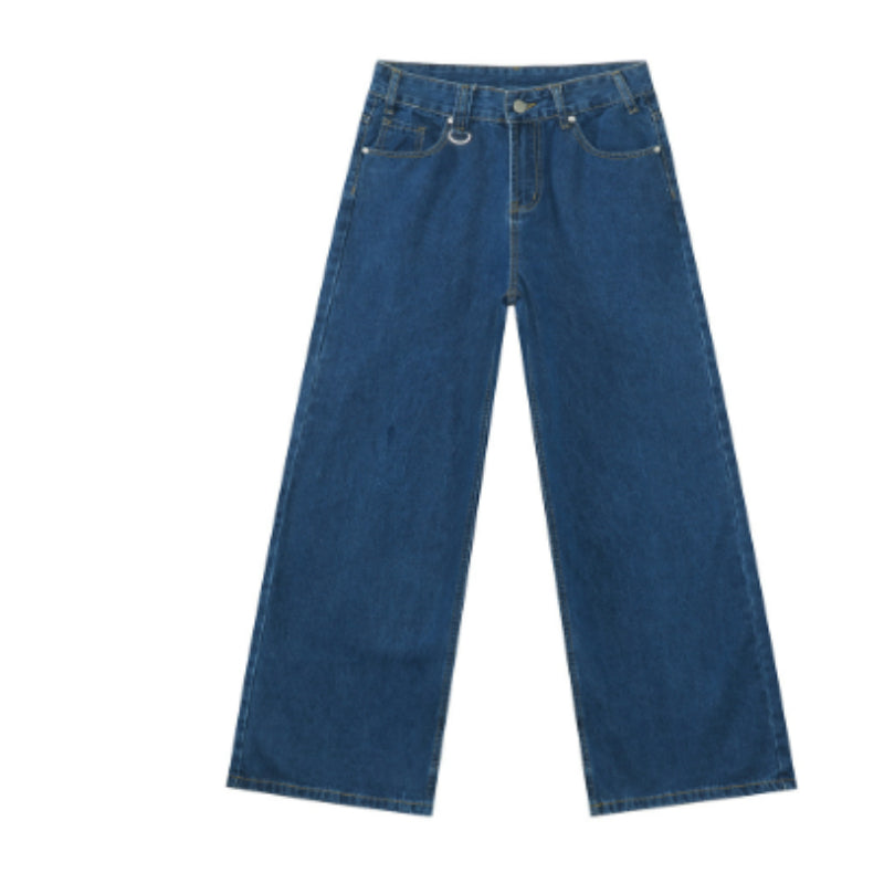 Horn Denim Cropped Pants Men